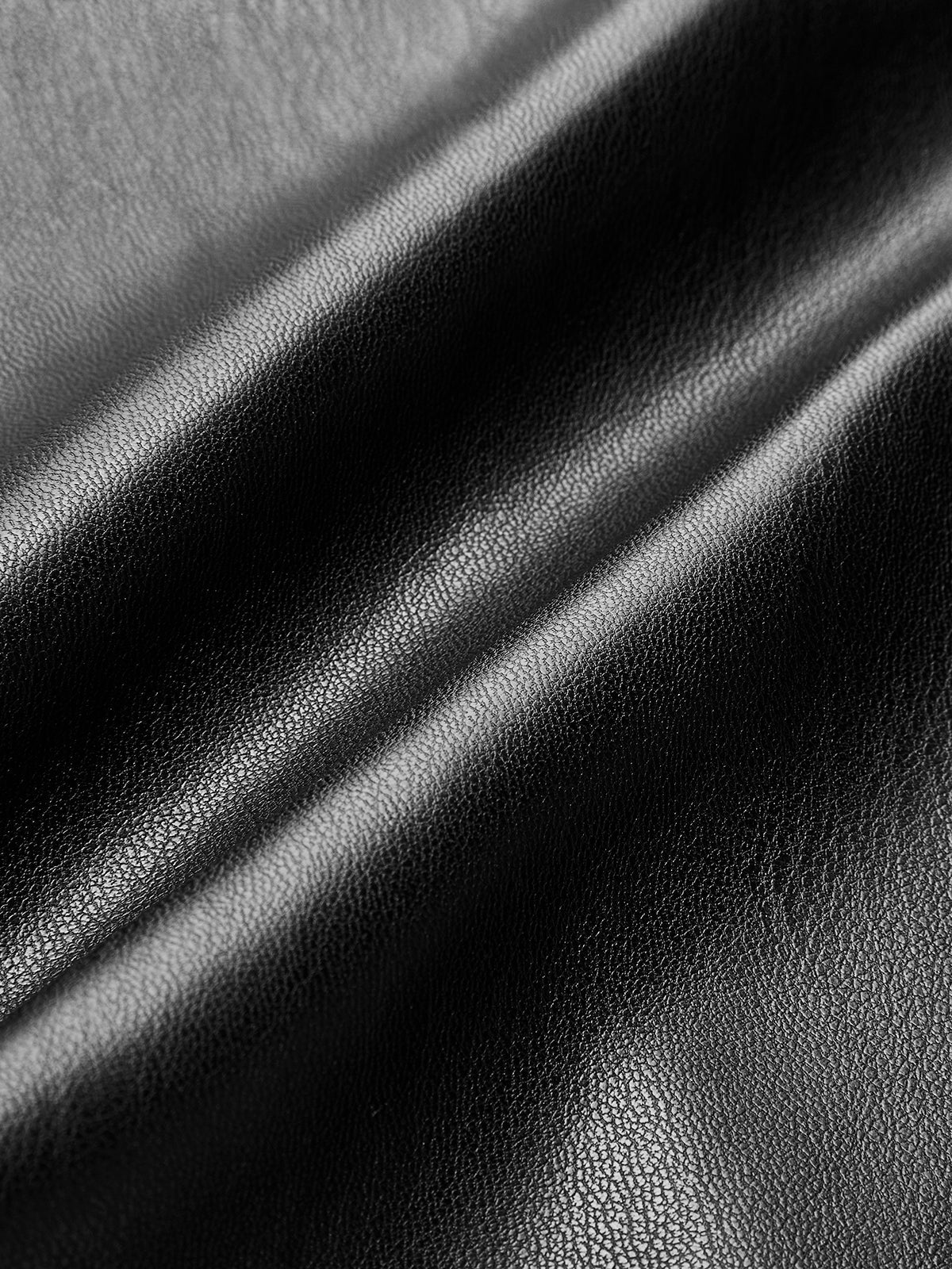 Pantaloni din Piele Ecologică cu Talie Înaltă