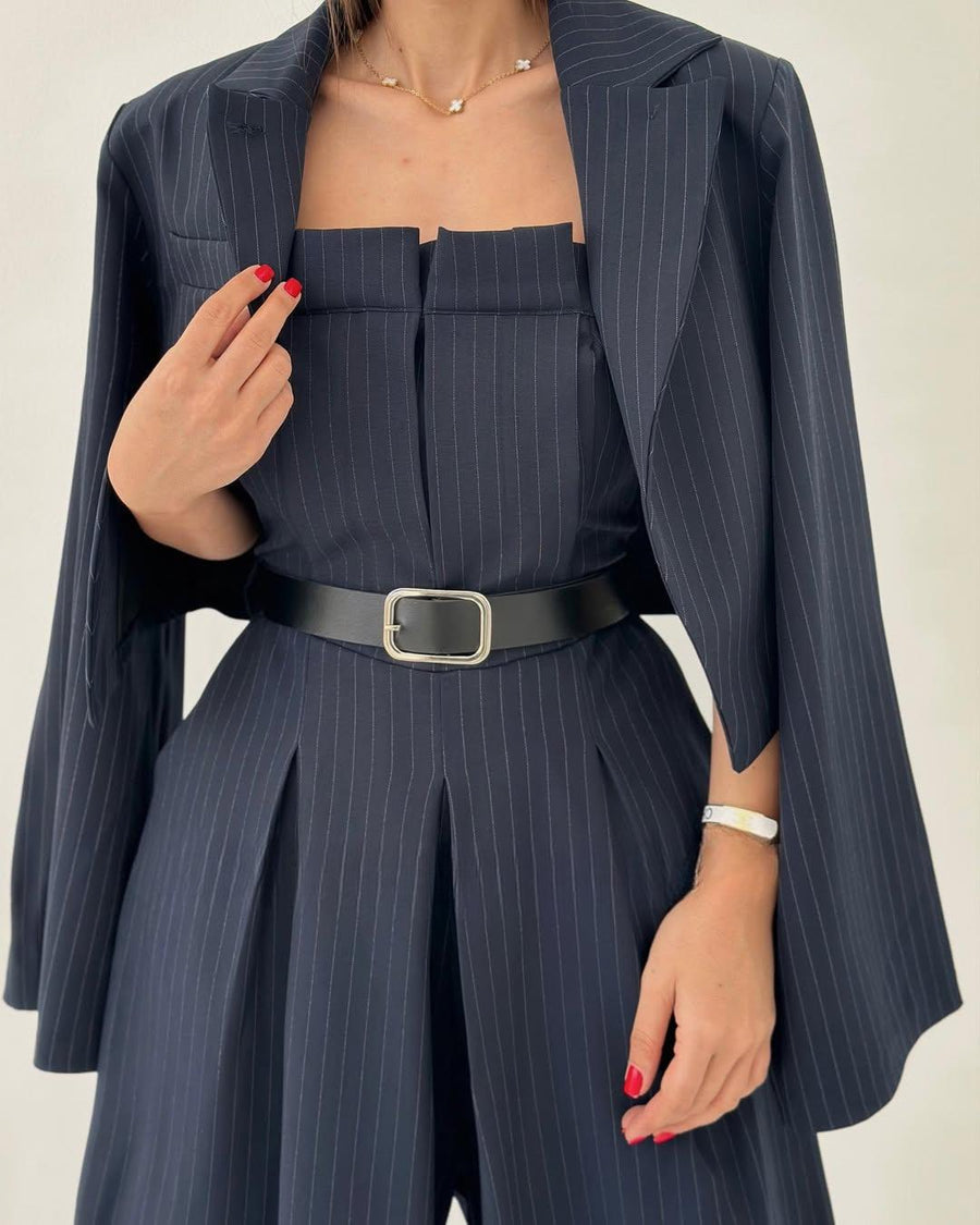 Krystyna - Zestaw Damski Bustier + Marynarka – Elegancki i Modny Styl