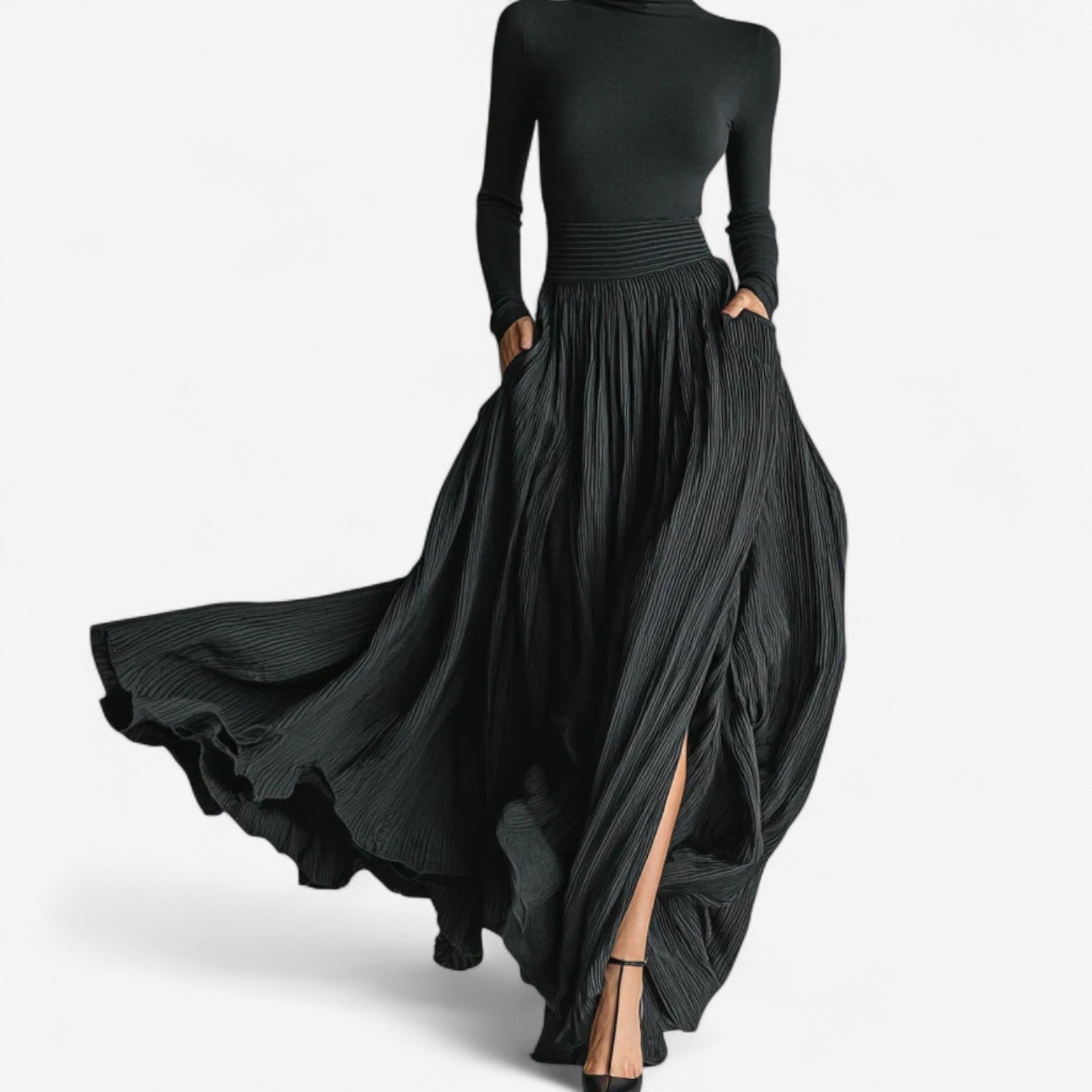 Marlena™ Maxi Wysoka Talia