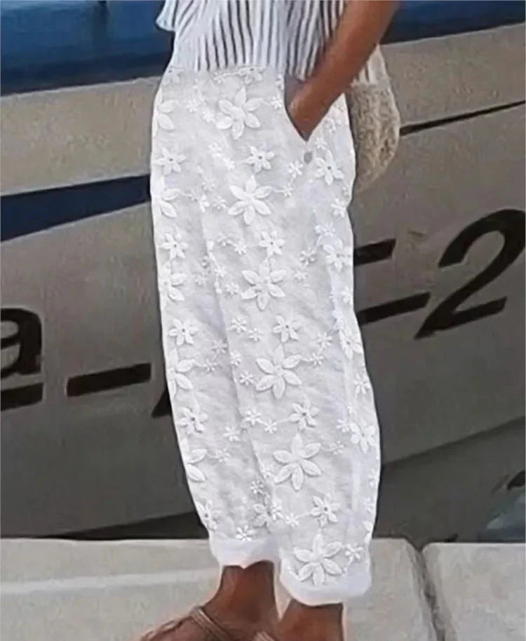 The Noa | Pantaloni din in fără efort