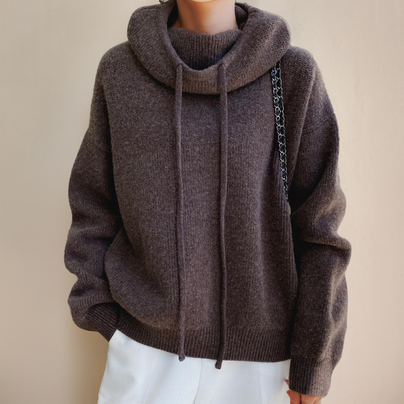 Lena | Elegancki sweter z golfem