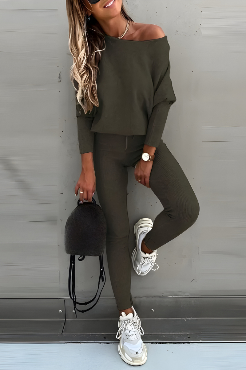 Joanna™ | Nowoczesny, luźny zestaw dwuczęściowy