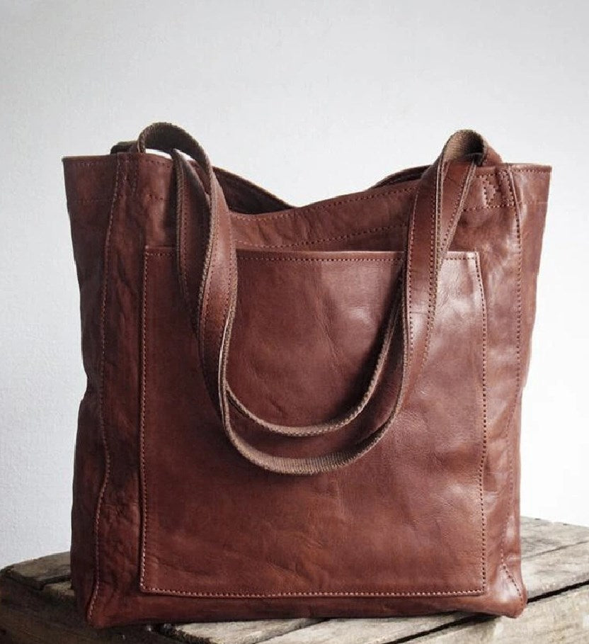 Ella™ - Torba na ramię z klasycznej skóry