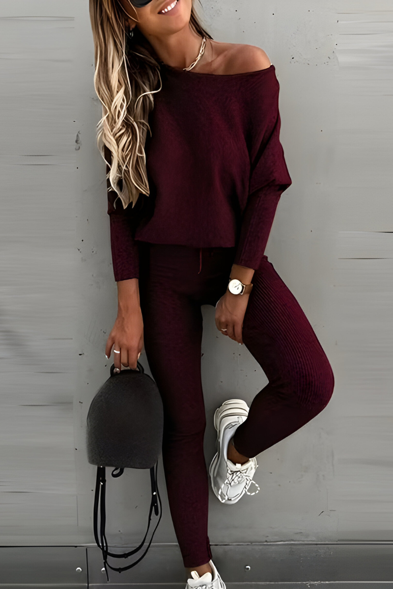 Joanna™ | Nowoczesny, luźny zestaw dwuczęściowy