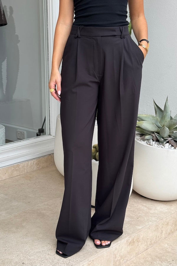 Pantaloni Tailored Kate Negru