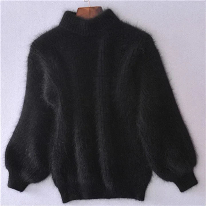 Kanita - Sweter z Angory w Stylu Vintage