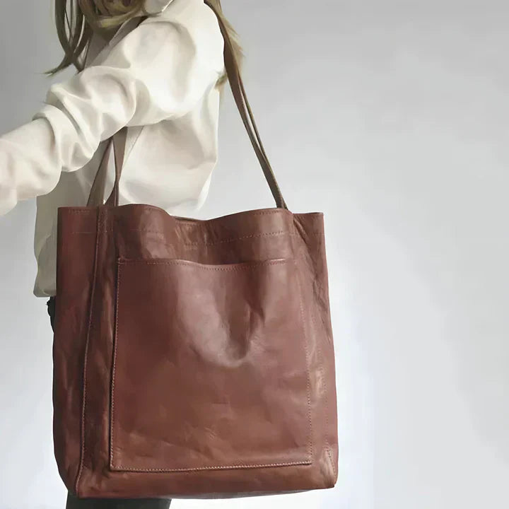 Ella™ - Torba na ramię z klasycznej skóry