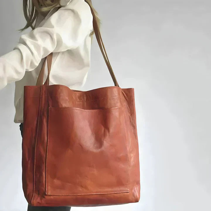 Ella™ - Torba na ramię z klasycznej skóry